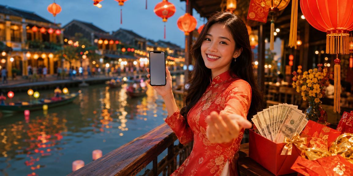 Người chơi đăng nhập tài khoản 4400 tại Hội An